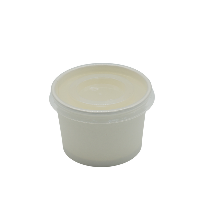 4oz Paper Sauce containers with Lids